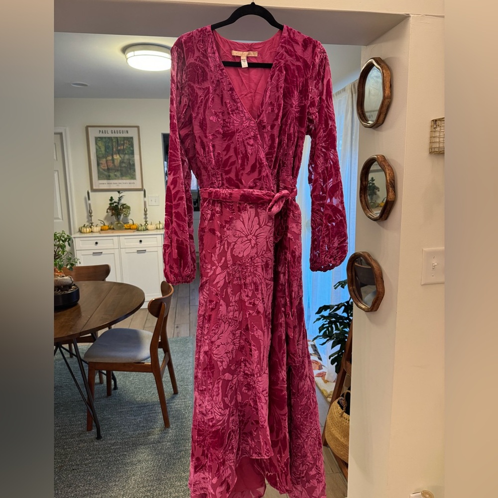 Hutch Pink Floral Maxi Dress